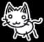 2D Kitty Sticker — item image