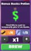 Bonus Bucks Potion — item image