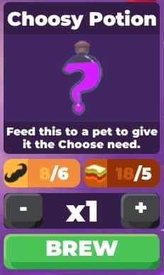 Choosy Potion — item image