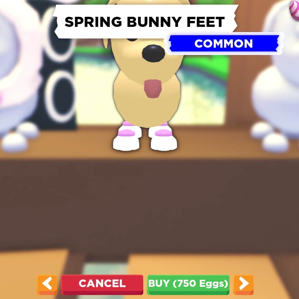 Spring Bunny Feet — item image