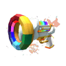 Rainbow Portal Gun — item image
