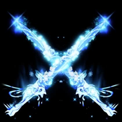 Dual Snowveil Blade Emote — item image