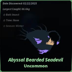 Abyssal Bearded Seadevil — item image