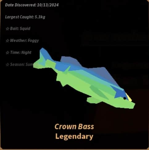 Crown Bass — item image