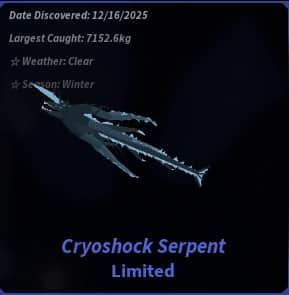 Cryoshock Serpent — item image