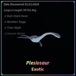 Fossilized Plesiosaur — item image