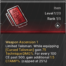 Cursed Talisman — item image