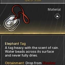 Elephant Tag — item image