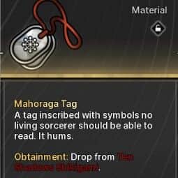 Mahoraga Tag — item image