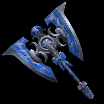 Blue Swirly Axe — item image