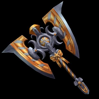 Gold Swirly Axe — item image