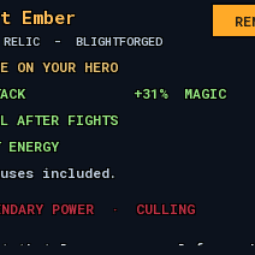The last ember — item image
