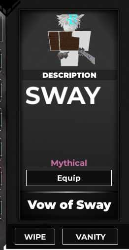 Vow of Sway — item image