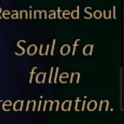 Reanimated Soul — item image