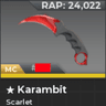 Karambit | Scarlet — item image