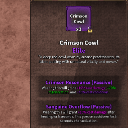 Crimson Cowl — item image