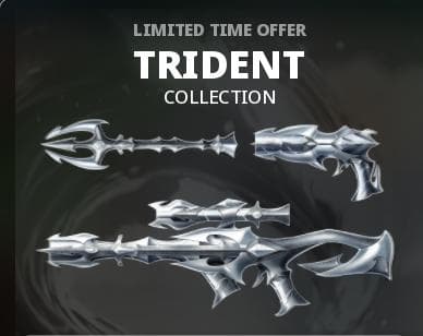 Silver Trident Knife — item image