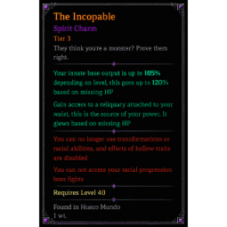 The Incapable — item image