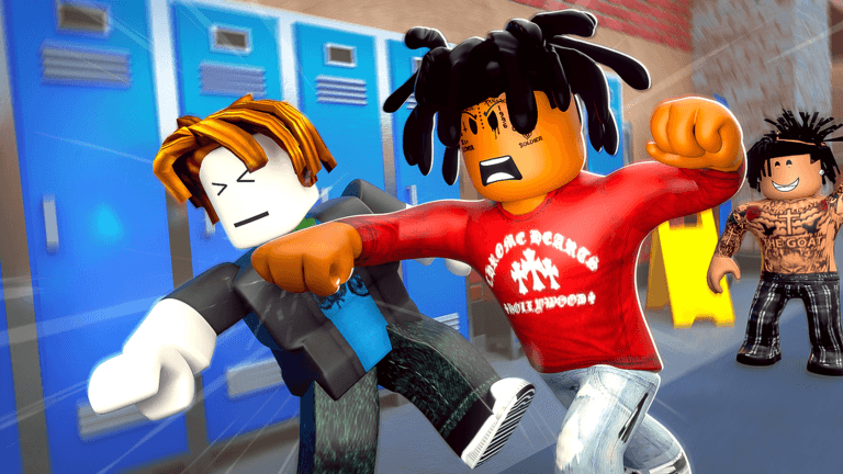 Fight in a School art