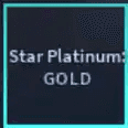 Star Platinum: Gold — item image