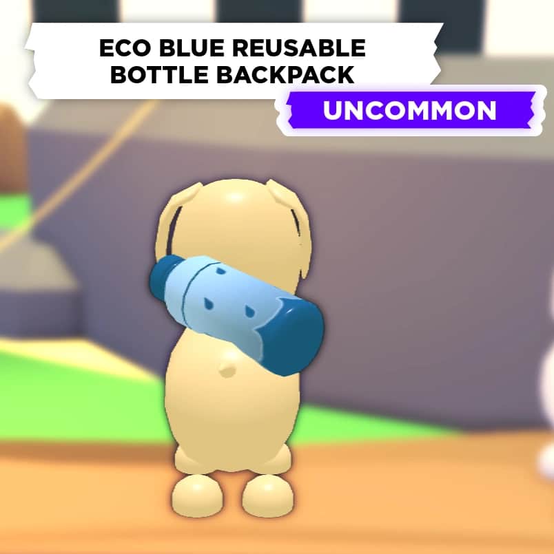 ECO BLUE REUSABLE BOTTLE BACKPACK — item image