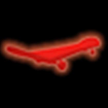 Neon Red Skateboard — item image