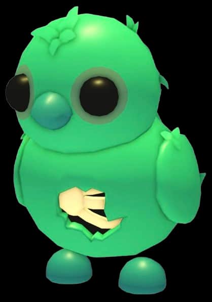 Neon Zombie Chick — item image