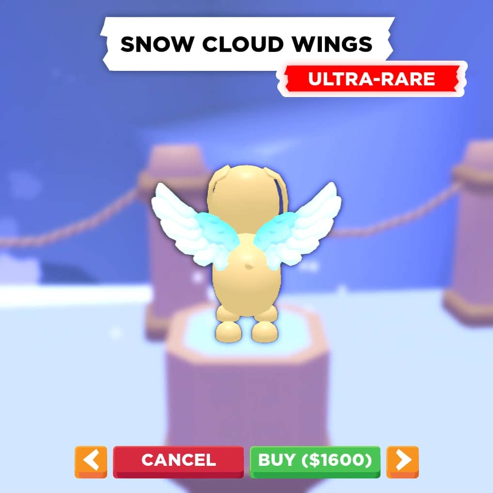 Snow Cloud Wings — item image
