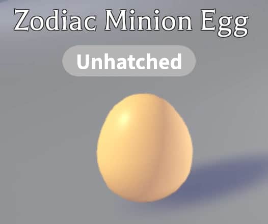 Zodiac Minion Egg — item image