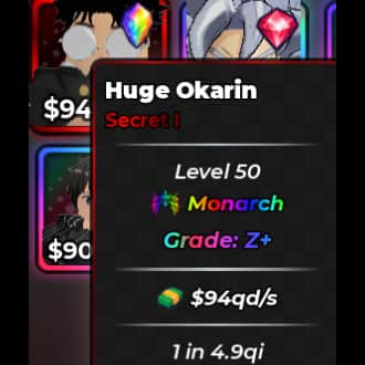 Secret 1 Huge Rainbow Okarin — item image