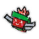 Flying Festive Bee — item image