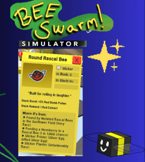 Round Rascal Bee — item image