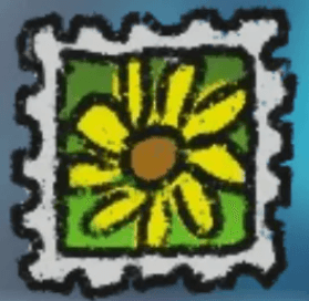 Sunflower Field Stamp — item image