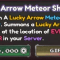 Lucky Arrow Meteor Shower — item image
