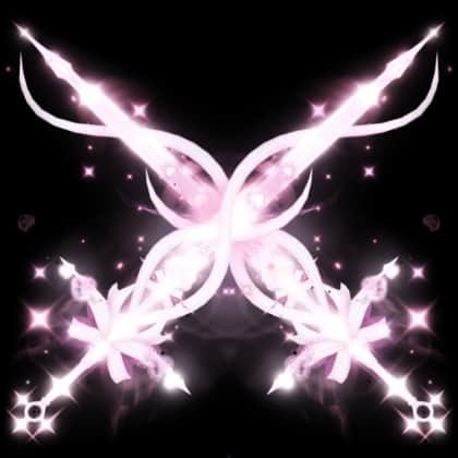 Dual Crystal Ribbon Blade — item image