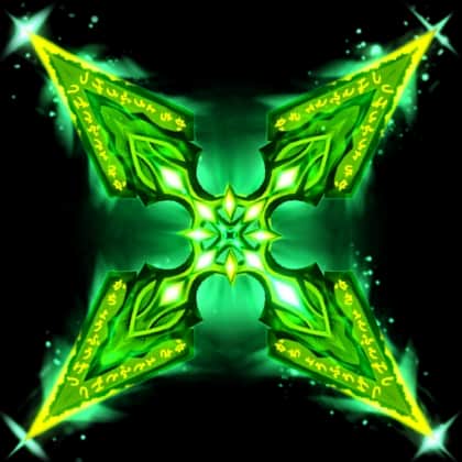 Green Ninja Star Emote — item image