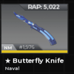 Butterfly Knife | Naval — item image