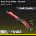 Butterfly Knife | Scarlet — item image
