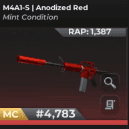 M4A1-S | Anodized Red — item image