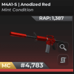 M4A1-S | Anodized Red — item image