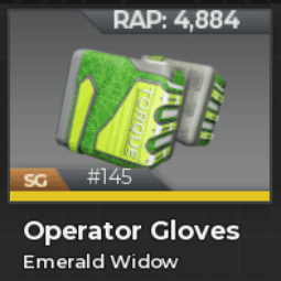 Operator Gloves | Emerald Widow — item image