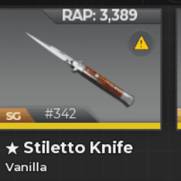 Stiletto Knife | Vanilla proposed_category=knife skin — item image