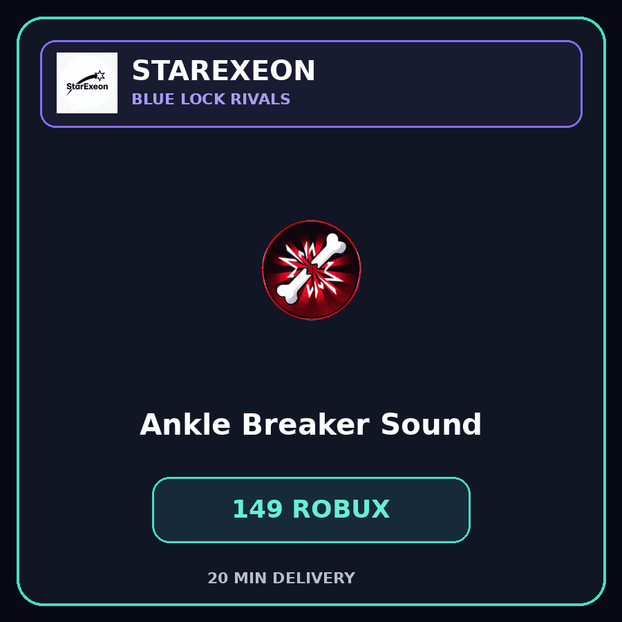 Ankle Breaker Sound — item image