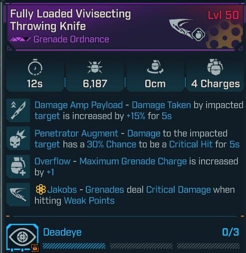 Vivisecting Throwing Knife — item image