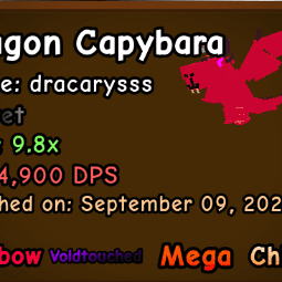 Rainbow Dragon Capybara — item image