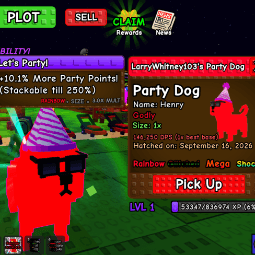 Rainbow Party Dog — item image