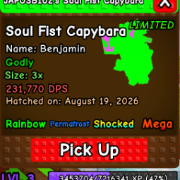Soul Fist Capybara — item image