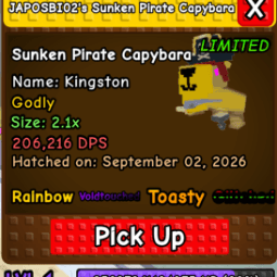 Sunken Pirate Capybara — item image