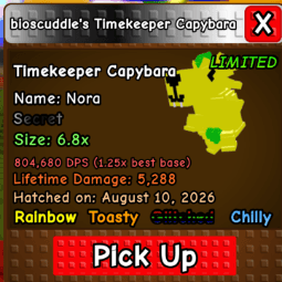 Timekeeper Capybara — item image