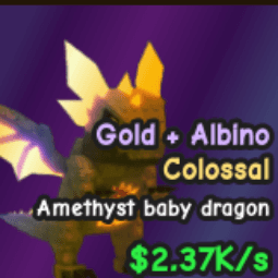 Amethyst Baby Dragon — item image